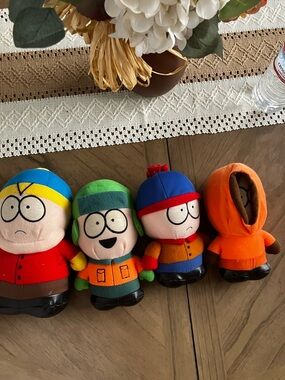 South Park Plush Toy Set - Eric, Kyle, Stan, Kenny - Multicolor